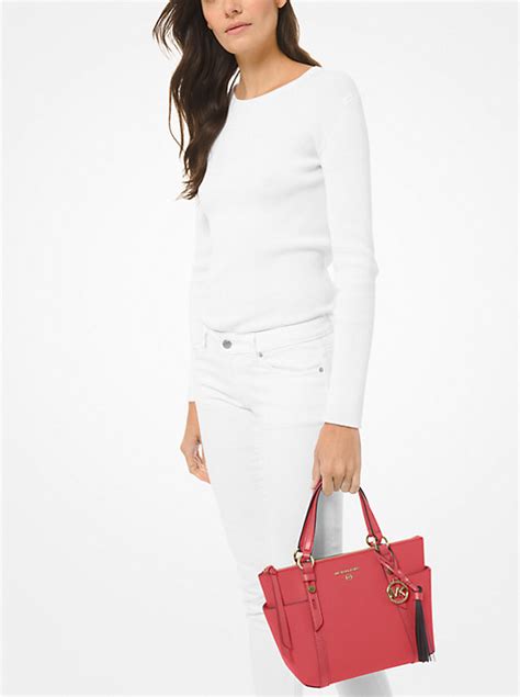 michael kors nomad bag|Nomad Small Saffiano Leather Top.